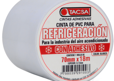 CINTA DE PVC P/ REFRIGERACION CON ADHESIVO