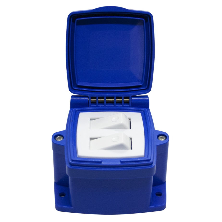CAJA CAPSULA PLASTICA 2 INTERRUPTOR