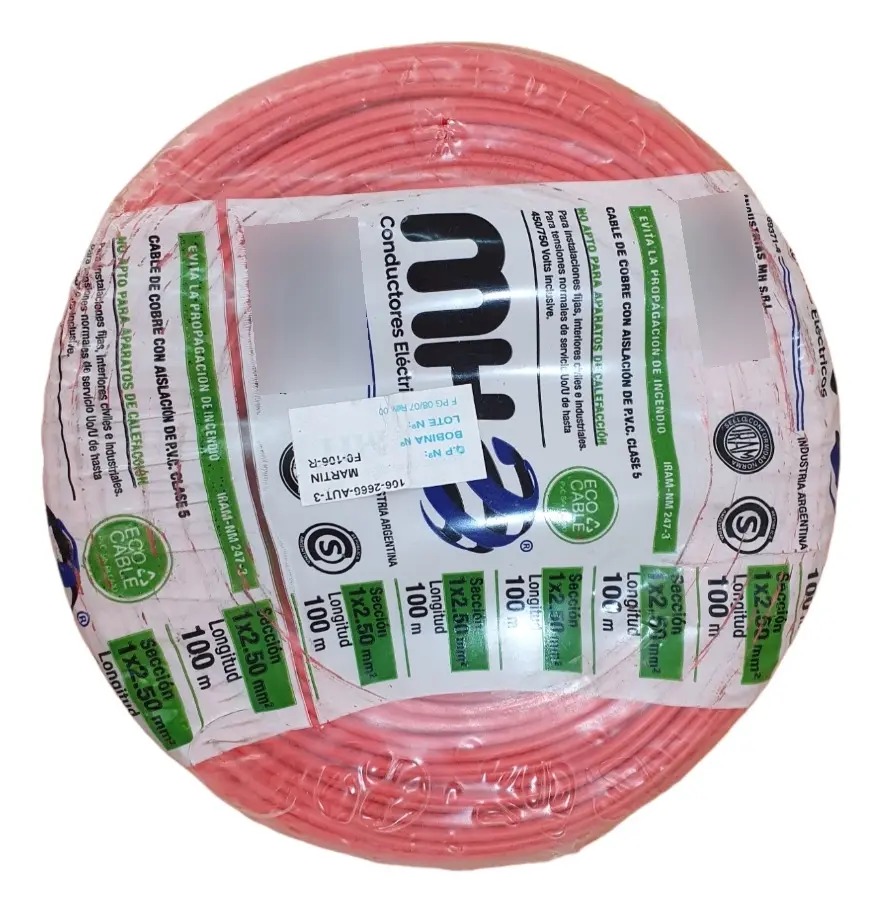 UNIPOLAR 1X2,5- UF-ECO - ROJO