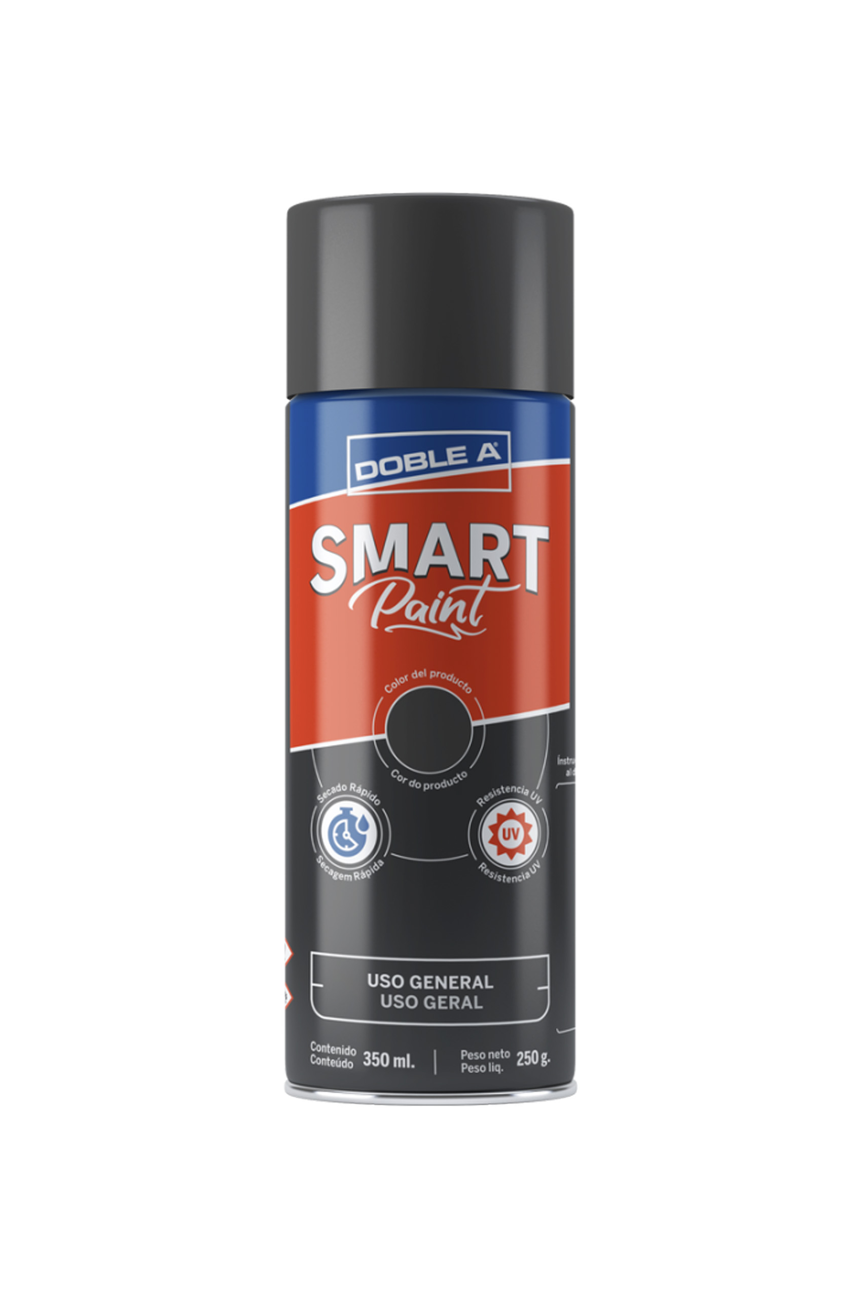 26319 - AEROSOL AA 350 cc - NEGRO MATE