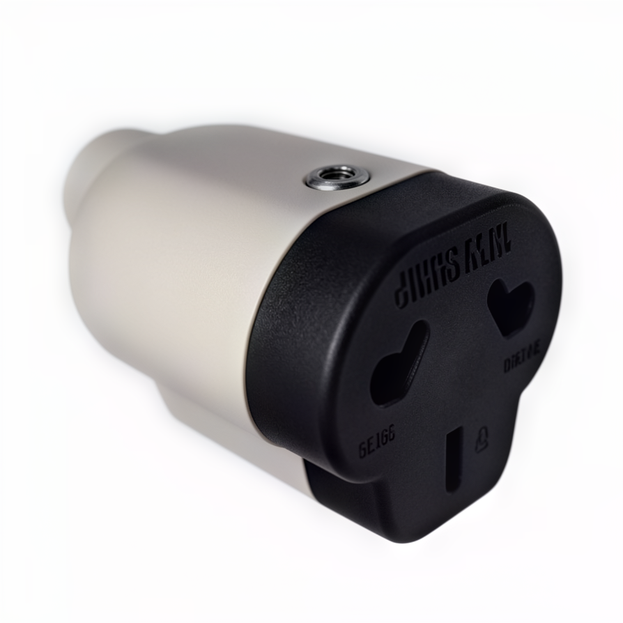 FICHA HEMBRA BIPOLAR 10V A 250V C/TOMA TIERRA BLANCA (CAJA DE 200UNIDADES)