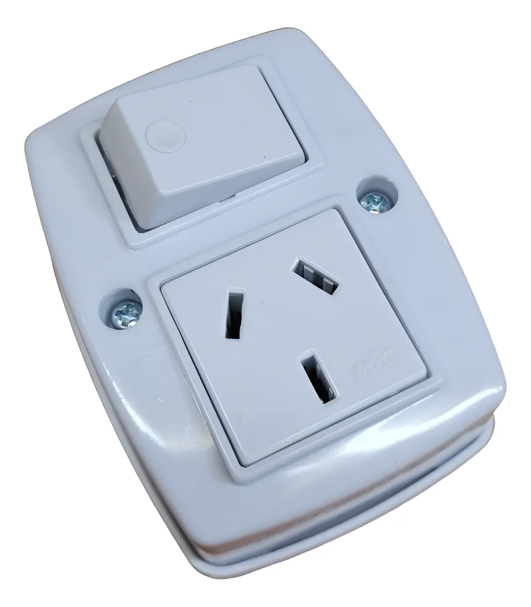 E409R - 1 INTERRUPTOR Y 1 TOMA CORRIENTE EXTERIOR - MIG