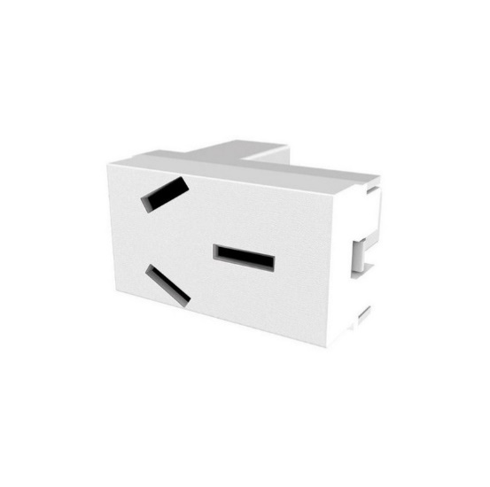 TOMA CORRIENTE 20 AMP BLANCO - BARI 45