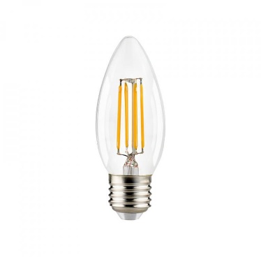 LAMPARA FILAMENTO LED C35 5W DIM E27 3000K
