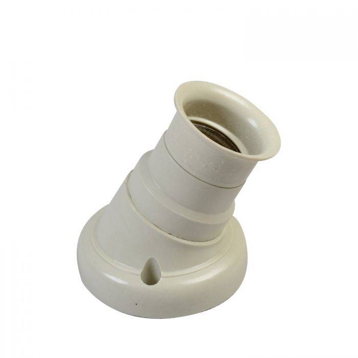 RECEPTACULO CURVO MARFIL