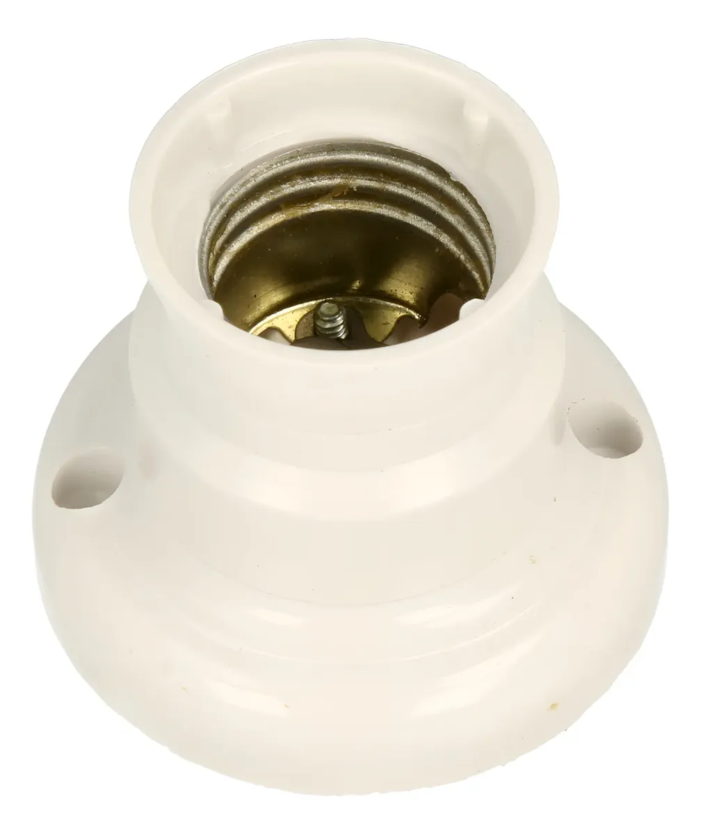 RECEPTACULO RECTO MARFIL