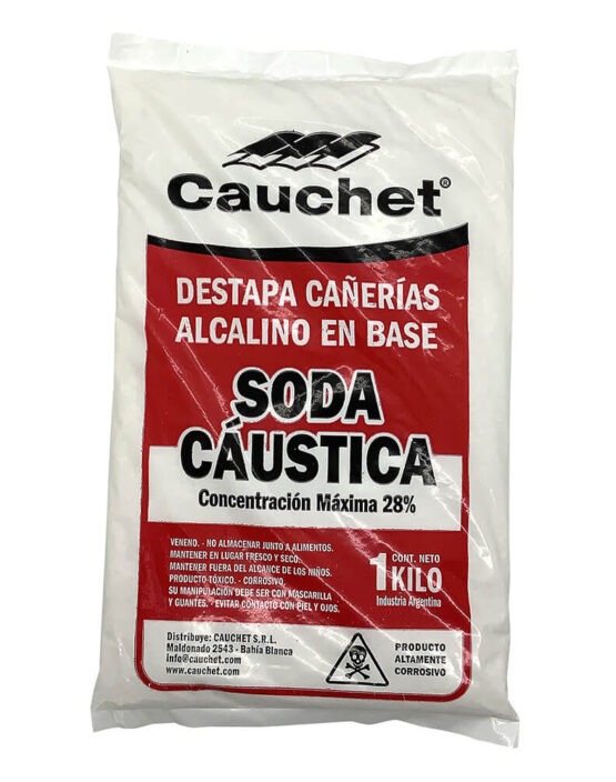 DESENGRASANTE ALCALINA EN PERLAS 500G -SODA CAUSTICA