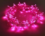 GUIRNALDA 100 LUCES 8 METROS 220V ROSA