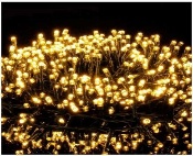 GUIRNALDA NAVIDAD 100 METROS 220V CABLE VERDE EXTERIOR
BLANCO CALIDO