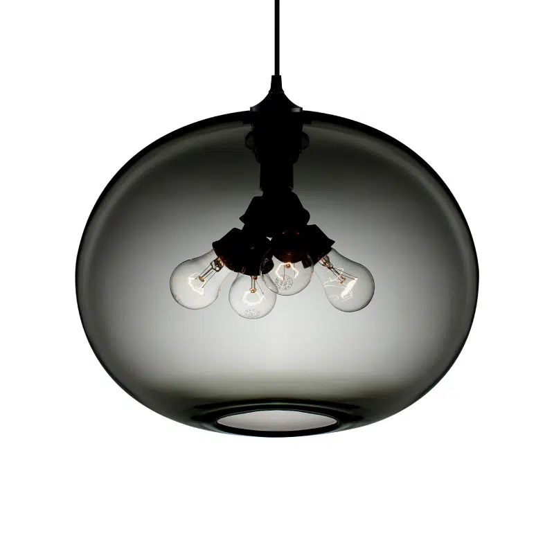 FITZ - COLGANTE CRISTAL HUMO 4 LUCES E27