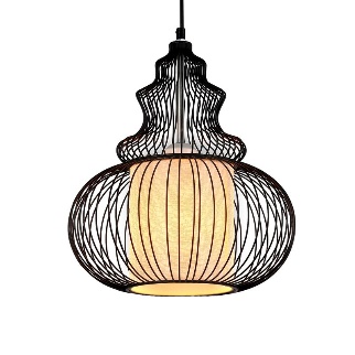 FONDA - COLGANTE DE METAL 1 LUZ E27
