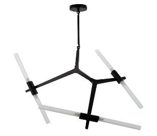 KHALO - COLGANTE ALUMINIO NEGRO DIFUSOR SATINADO 6XG9