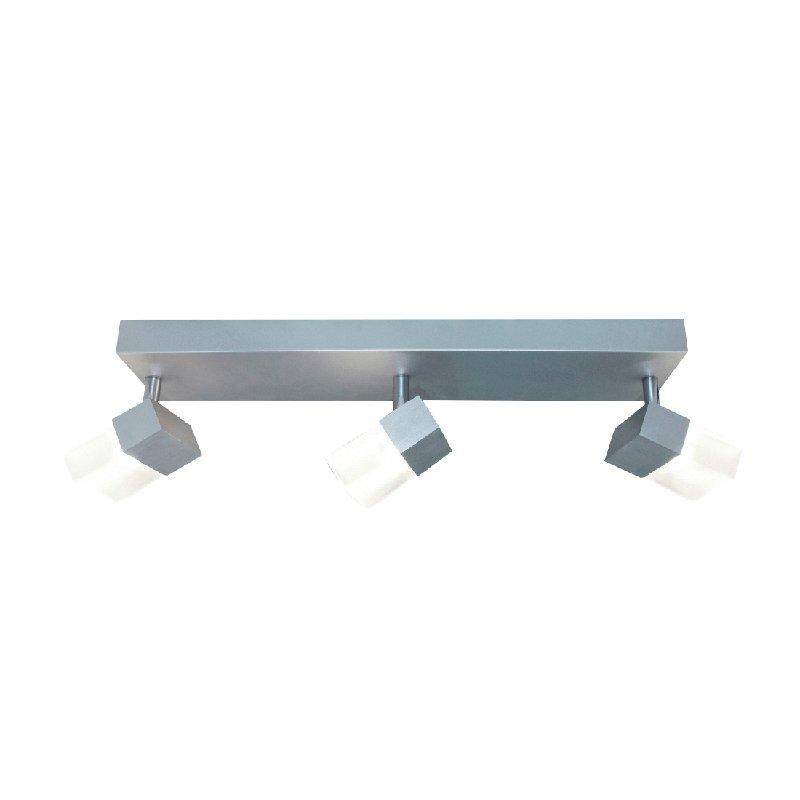 KYOTO III - APLIQUE 3 LUCES VIDRIO SATIN LED COB 15W 220V 3000K