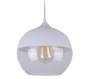 MITTE - COLGANTE 1 LUZ E27 BLANCO