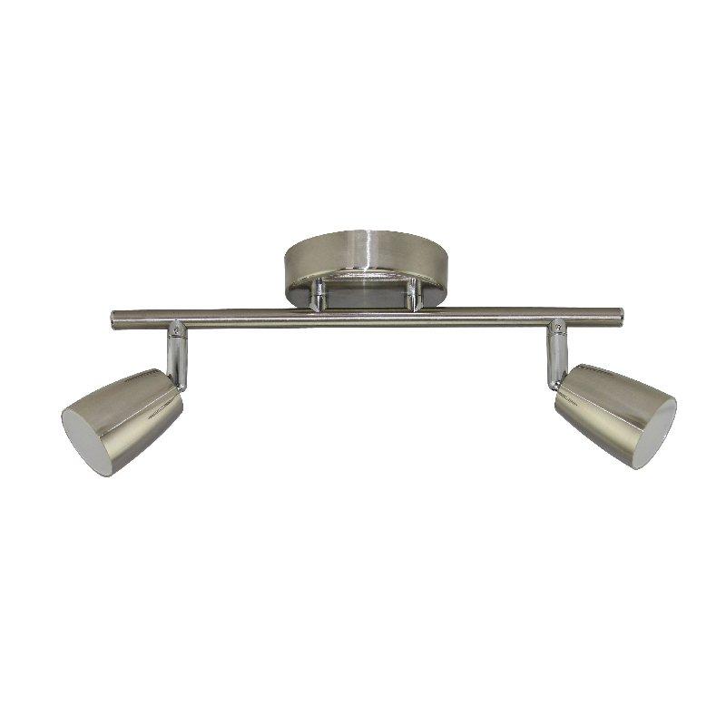 MOISES II - APLIQUE DE 2 LUCES NIQUEL MATE LED COB 10 W 220V