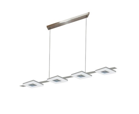NORLY SUSPENSIÓN - COLGANTE SUSPENSIÓN 4 LUCES LED 20W