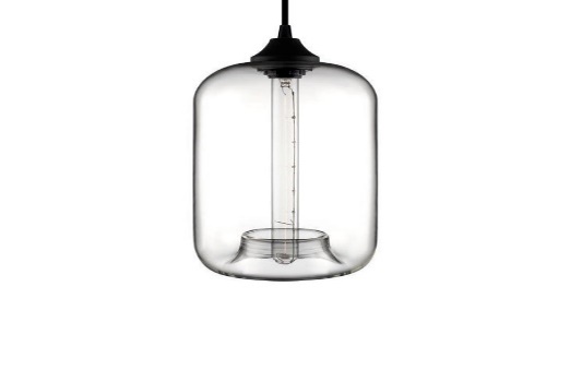 TOMLIN - COLGANTE 1 LUZ E27 CRISTAL CLARO
