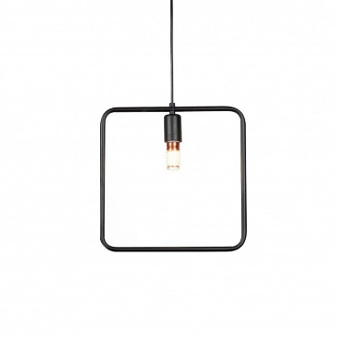 ZODIAC - COLGANTE 1 LUZ E27 NEGRO