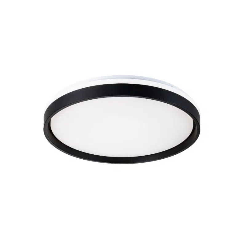 SPLIT - APLIQUE LED REDONDO BLANCO CALIDO 48W 500MM NEGRO