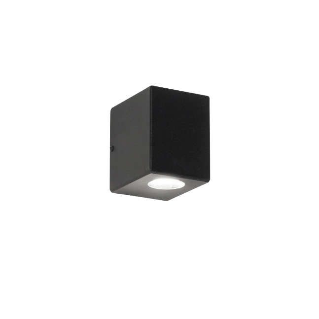 DIFUSOR RECTANGULAR PARA LAMPARA GU10 - NEGRO (4780-02)