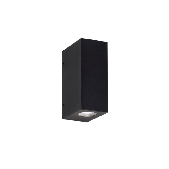BIDIFUSOR RECTANGULAR PARA LAMPARA GU10 - NEGRO (4760-02)