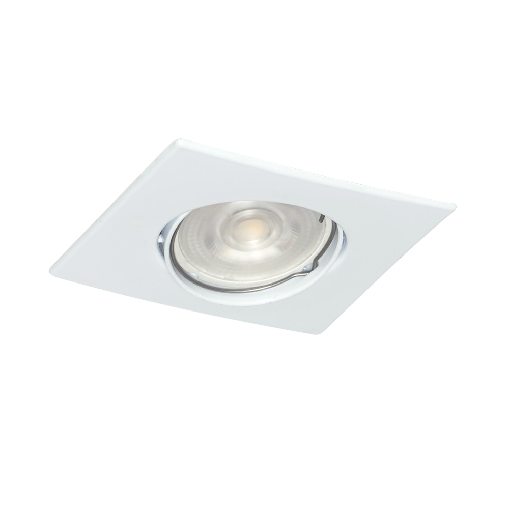 SPOT BLANCO EMBUTIR - 1 LUZ P/ DICROLED GU10 (G6400-01)