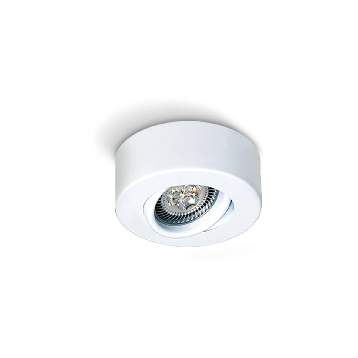 SEMI EMBUTIDO MOVIL REDONDO- GU10 - BLANCO (6460-01)