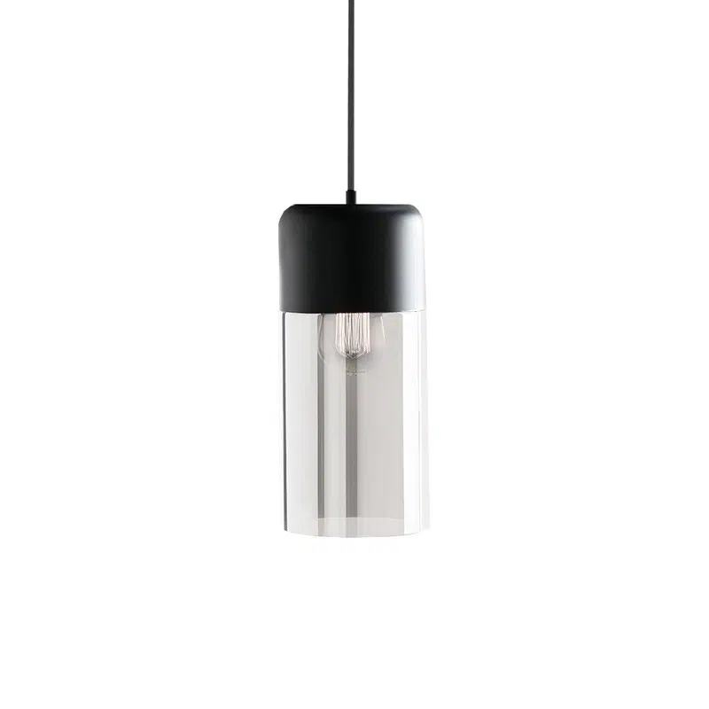 GURION - COLGANTE 1 LUZ E27 NEGRO