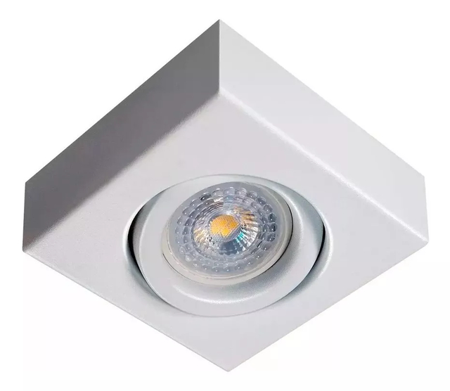 FOSTER II - SEMIEMBUTIDO GU10 DICROICA CUADRADO BLANCO