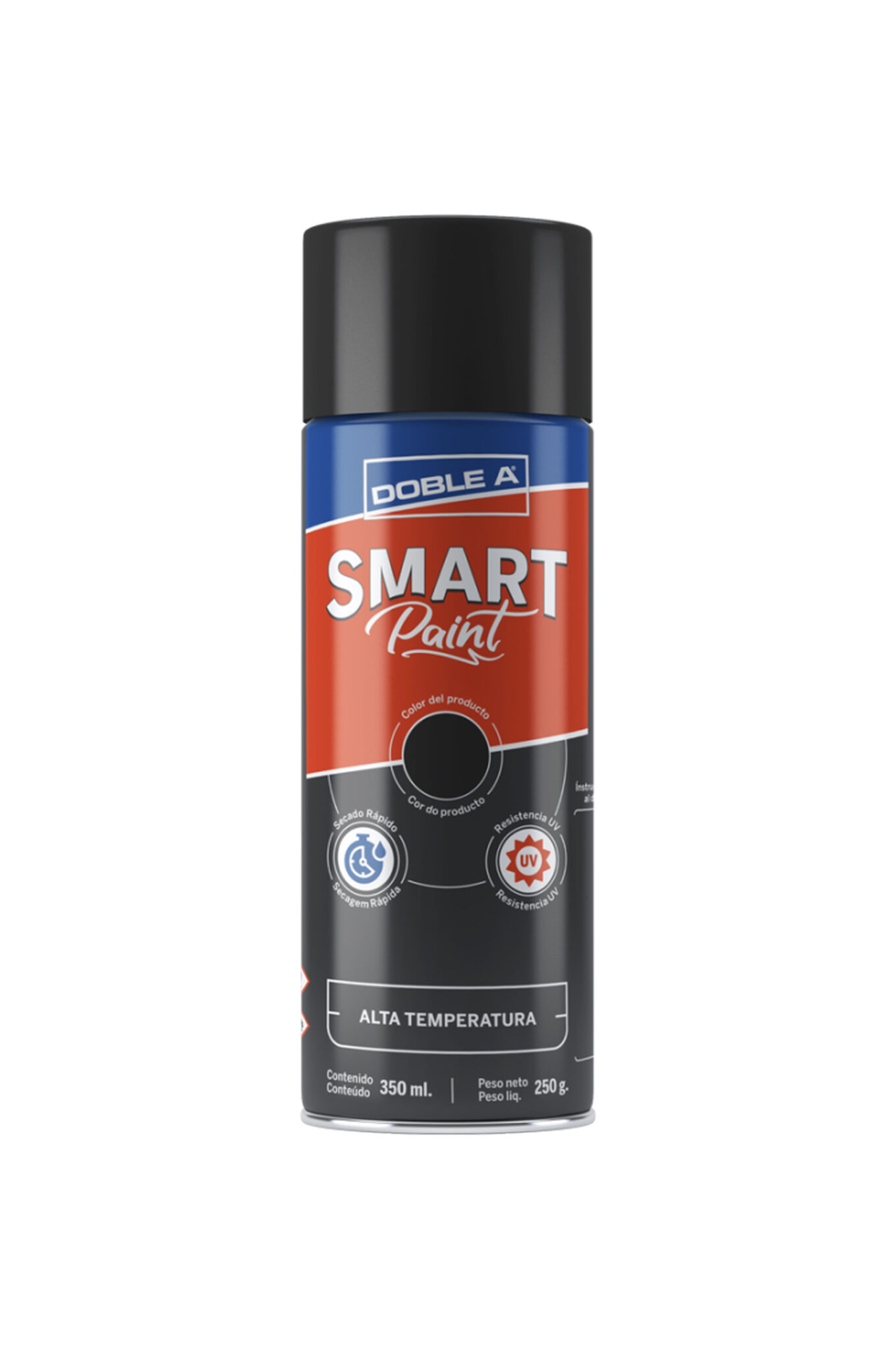 AEROSOL AA 350 CC - NEGRO ALTA TEMPERATURA