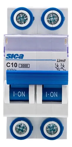 TERMICA BIPOLAR 10 SICA - CURVA C 4,5 KA