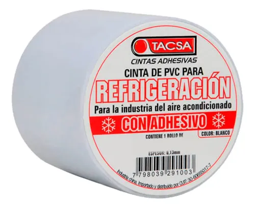 CINTA DE PVC P/ REFRIGERACION CON ADHESIVO