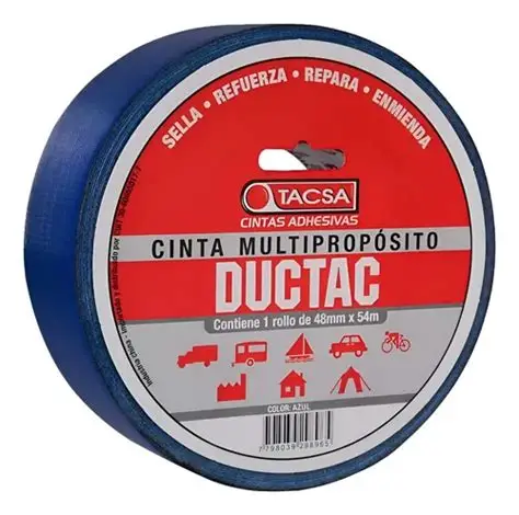 CINTA DUCTAC 48mm x 9m x 0,21 mm - AZUL