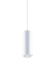 COLG TUBO ECO 1 LUZ GU 10 BLANCO MICRO Ø50X120 (7921-16)
