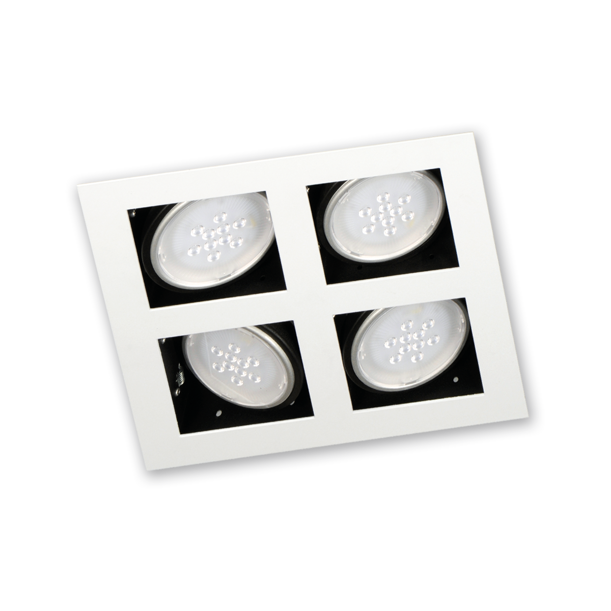 SPOT 4 LUCES EMBUTIR GU10 BLANCO (G6390-01)