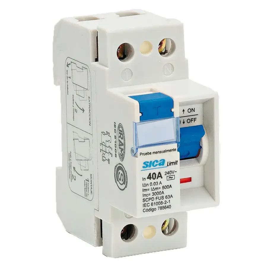 INTERRUPTOR DIFERENCIAL BIPOLAR 40AMP - SICA